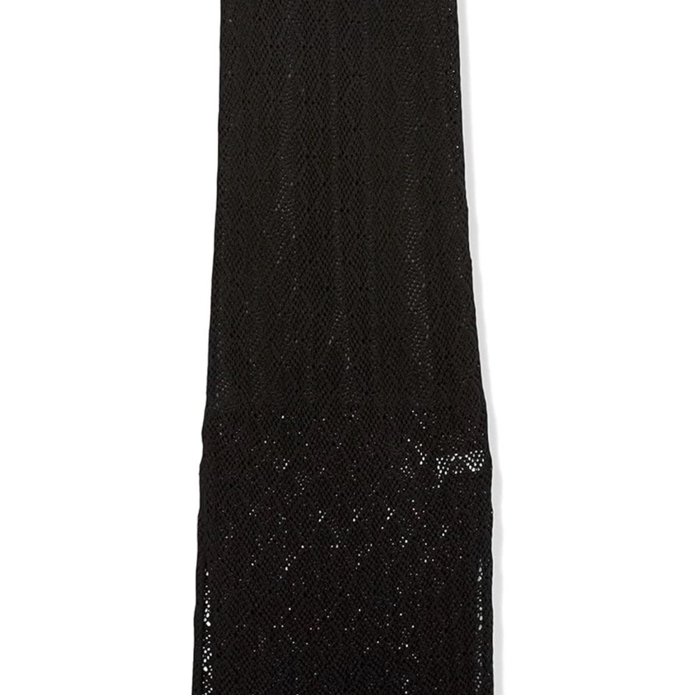 Sleeveless Navy Maxi Knit Dress - Picture 2 of 6